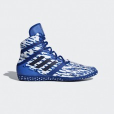 Взуття для боротьби (борцівки) Adidas Flying Impact, розмір 45 UK 11,5 (30 см), синій, код: 15545-609