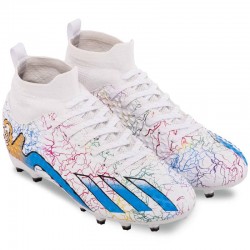 Бутси футбольні дитячі з носком PlayGame розмір 36, білий, код: 2522-35-39-3_36