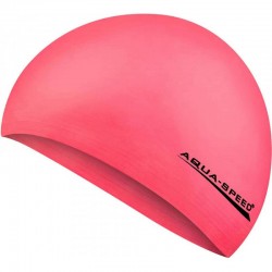 Шапка для плавання Aqua SpeedSoft Latex неоновий рожевий, код: 5908217657268