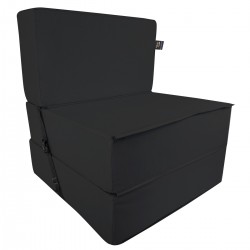 Безкаркасне крісло розкладачка Tia-Sport Поролон, оксфорд, 2100х800 мм, чорний, код: sm-0920-16-48