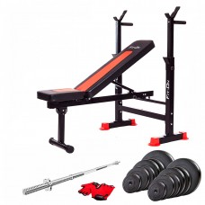 Лава тренувальна Fit-On FN-S101 + штанга 62кг, код: 2110-0033 Лава тренувальна Fit-On FN-S101 + штанга 62кг, код: 2110-0033