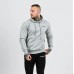 Толстовка чоловіча GymBeam Athlete Grey Black M, сірий, код: 117913-GB