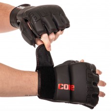 Рукавички для змішаних єдиноборств MMA Core XL, чорний, код: VL-8536_XLBK