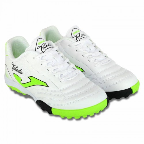 Сороконіжки дитячі Joma Toledo розмір 32-EUR/31-UKR, білий-салатовий, код: TOJS2502TF_31 Сороконіжки дитячі Joma Toledo розмір 32-EUR/31-UKR, білий-салатовий, код: TOJS2502TF_31
