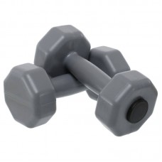 Гантелі для фітнесу пластикові Champion 2х1кг, сірий, код: TA-9820-1_GR Гантелі для фітнесу пластикові Champion 2х1кг, сірий, код: TA-9820-1_GR