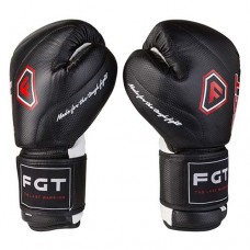 Боксерські рукавички FGT Cristal, 12oz, чорний, код: FT-2815/123-WS