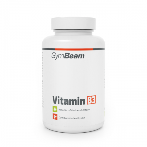 Вітамін B3 (ніацин) GymBeam 90 капсул, код: 8586022214363