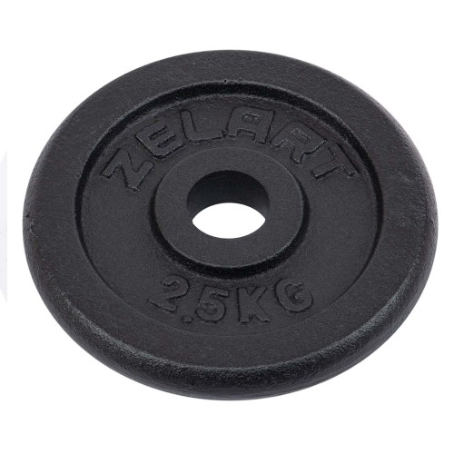 Млинці (диски) сталеві d-30мм Zelart 2,5 кг, чорний, код: TA-7785-2_5-S52