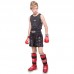 Захист гомілки та стопи для єдиноборств Boxer M червоний, код: BO-2002_MR