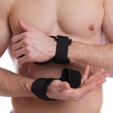 Накладки для підтягування та тяги BioGym чорний, код: TA-502