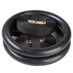 Кільця кросфіт гімнастичні WorldSport ABC, D230mm. Чорний, код: 88088-WS