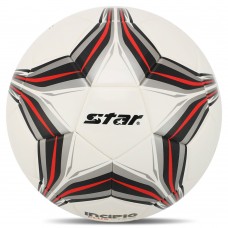 М"яч футбольний Star Incipio Plus №5 PU, білий-чорний, код: SB6414C_WBK