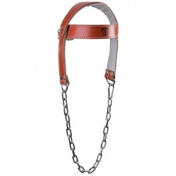 Упряж для тренування м"язів шиї FitGo шкіра, коричневий, код: FT0026-WS Упряж для тренування м"язів шиї FitGo шкіра, коричневий, код: FT0026-WS