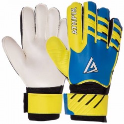 Рукавички воротарські із захистом пальців PlayGame Athpik розмір 9, синій-жовтий, код: FB-9277_9BL