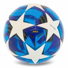 М"яч футбольний PlayGame №5 PU, синій-білий, код: FB-4993_BL