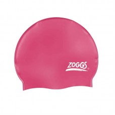 Шапочка для плавання Zoggs Silicone Cap Plain рожева, код: 2023111401564