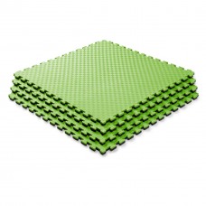 Мат татамі ластівчин хвіст WCG EVA 1000х1000х20 мм, зелено-чорний, код: W-100х2 Gre/Bl-IF Мат татамі ластівчин хвіст WCG EVA 1000х1000х20 мм, зелено-чорний, код: W-100х2 Gre/Bl-IF