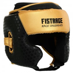 Шолом боксерський у мексиканському стилі Fistrage L, чорний-золотий, код: VL-5500_L Шолом боксерський у мексиканському стилі Fistrage L, чорний-золотий, код: VL-5500_L