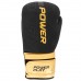 Боксерські рукавиці PowerPlay Ultra Mat 16 унцій, чорний-золотий, код: PP_3024_16oz_Bl/Gold