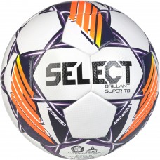 М"яч футбольний Select Brillant Super FIFA TB v24 №5, біло-фіолетовий, код: 5703543350575