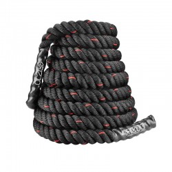 Канат тренувальний для кросфіту 4Fizjo Battle Rope 12 м, чорний, код: P-5907739312259 Канат тренувальний для кросфіту 4Fizjo Battle Rope 12 м, чорний, код: P-5907739312259
