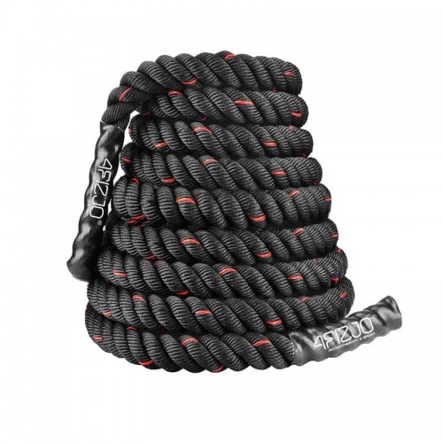 Канат тренувальний для кросфіту 4Fizjo Battle Rope 12 м, чорний, код: P-5907739312259 Канат тренувальний для кросфіту 4Fizjo Battle Rope 12 м, чорний, код: P-5907739312259