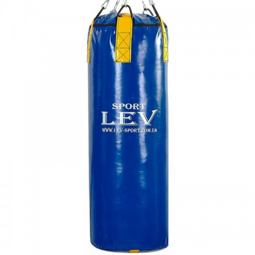 Мішок боксерський Lev 850х280 мм, 20 кг, синій, код: LV-2802_BL