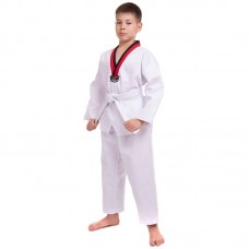 Кімоно для тхеквондо (добок) FitGo WTF, розмір 6 (зріст 160), білий-чорний, код: CO-012_6W Кімоно для тхеквондо (добок) FitGo WTF, розмір 6 (зріст 160), білий-чорний, код: CO-012_6W