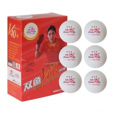 Кульки для настільного тенісу DoubleFish 3*, 6 шт, білий, код: DF2510-WS