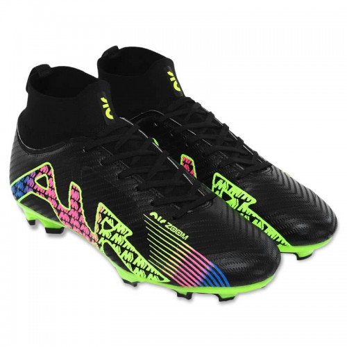 Бутси футбольні Zoom розмір 42, чорний-салатовий, код: 220918B-2_42BKLG Бутси футбольні Zoom розмір 42, чорний-салатовий, код: 220918B-2_42BKLG