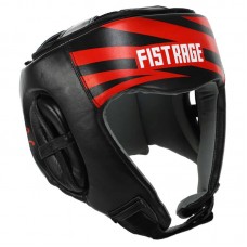 Шолом боксерський відкритий шкіряний Fistrage Furious XL червоний-чорний, код: VL-6369_XLBKR Шолом боксерський відкритий шкіряний Fistrage Furious XL червоний-чорний, код: VL-6369_XLBKR