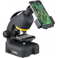 Мікроскоп National Geographic 40x-640x з адаптером до смартфону, код: 922416-SVA