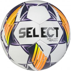М"яч футбольний (дитячий) Select Brillant Replica v24 №4, білий-фіолетовий, код: 5703543350513
