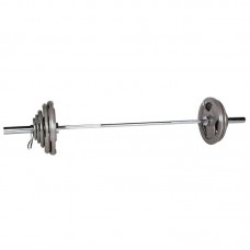 Штанга олімпійська з пластинами inSPORTline Hamerton 182 см/50 мм 80 кг, код: 3565-80KG-SET-IN