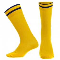 Гетри футбольні Zelart розмір 32-39, жовтий-синій, код: CO-5602_YBL