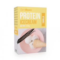 Протеїнове морозиво GymBeam 500 г, ваніль, код: 8586022210976