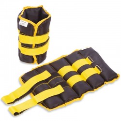Обважнювачі-манжети для рук і ніг Zelart 2х2,5 кг, жовтий, код: ZA-2072-5 Обважнювачі-манжети для рук і ніг Zelart 2х2,5 кг, жовтий, код: ZA-2072-5