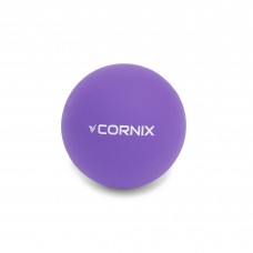 Масажний м"яч Cornix Lacrosse Ball 63 мм, фіолетовий, код: XR-0119