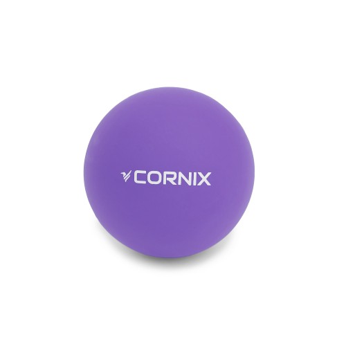 Масажний м"яч Cornix Lacrosse Ball 63 мм, фіолетовий, код: XR-0119
