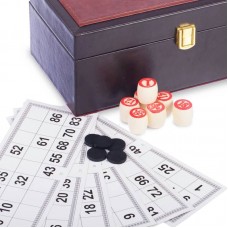 Лото настільна гра в кожзам коробці PlayGame 255x140x105 мм, код: P90 Лото настільна гра в кожзам коробці PlayGame 255x140x105 мм, код: P90
