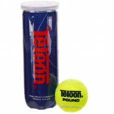 Мяч для большого тенниса Teloon Pound 3шт салатовый, код: WZT828003-S52