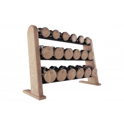 Гантельний ряд з стійкою Nohrd Oak Vintage 9 пар (5-25 кг), 320 кг, дерево дуб, код: HC-NH-25.107-IN Гантельний ряд з стійкою Nohrd Oak Vintage 9 пар (5-25 кг), 320 кг, дерево дуб, код: HC-NH-25.107-IN