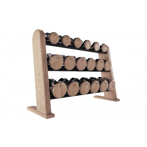 Гантельний ряд з стійкою Nohrd Oak Vintage 9 пар (5-25 кг), 320 кг, дерево дуб, код: HC-NH-25.107-IN Гантельний ряд з стійкою Nohrd Oak Vintage 9 пар (5-25 кг), 320 кг, дерево дуб, код: HC-NH-25.107-IN
