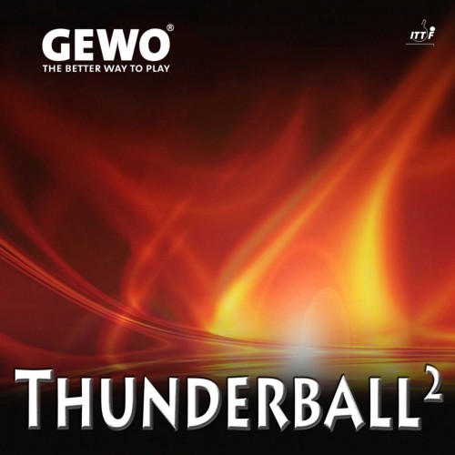 Накладка для ракетки Gewo Thunderball² 2.1 black (4814910021), код: 931899-SVA