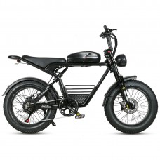 Електровелосипед Samebike Pilot M20 SR (1000 Вт; 18 А*год; 48 В), колеса 20", з ручкою газу, чорний, код: SMB-M20-black