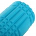 Ролер масажний циліндр (ролик мфр) Grid 3D Roller EVA LiveUp 33см, синій, код: LP8231