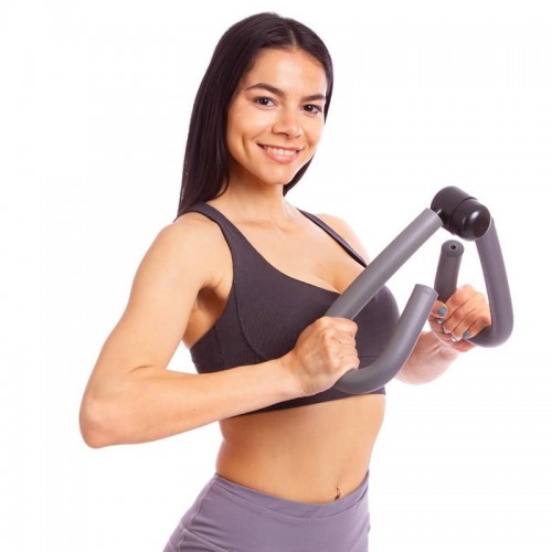 Еспандер для грудей, сідниць, стегон Zelart Метелик, сірий, код: FI-6314_GR Еспандер для грудей, сідниць, стегон Zelart Метелик, сірий, код: FI-6314_GR