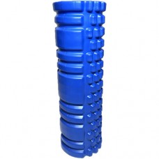 Ролик для йоги, пілатесу, фітнесу, масажу FitGo 290х90мм, синій, код: 5118-9B-WS