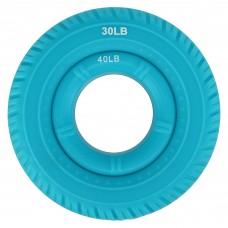 Еспандер кистьовий кільце з подвійним навантаженням Jello 2в1, навантаження 30LB-40LB, бірюзовий, код: FI-0708_T Еспандер кистьовий кільце з подвійним навантаженням Jello 2в1, навантаження 30LB-40LB, бірюзовий, код: FI-0708_T