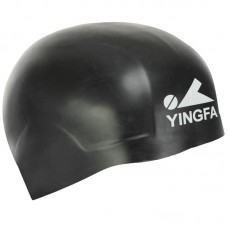 Шапочка для плавання силіконова для дорослих Yingfa Speed L, чорний, код: C0073_LBK